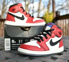spiderman jordan 1 kids