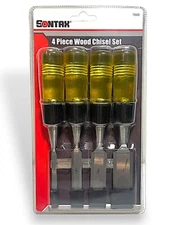 Wood Chisel Set - Sontax 4 Piece -🆕- ⚠ New in Packaging