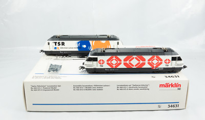 Märklin 34631 Elektrolok-Set Serie 460  der SBB Ep V, Wie neu Topzustand