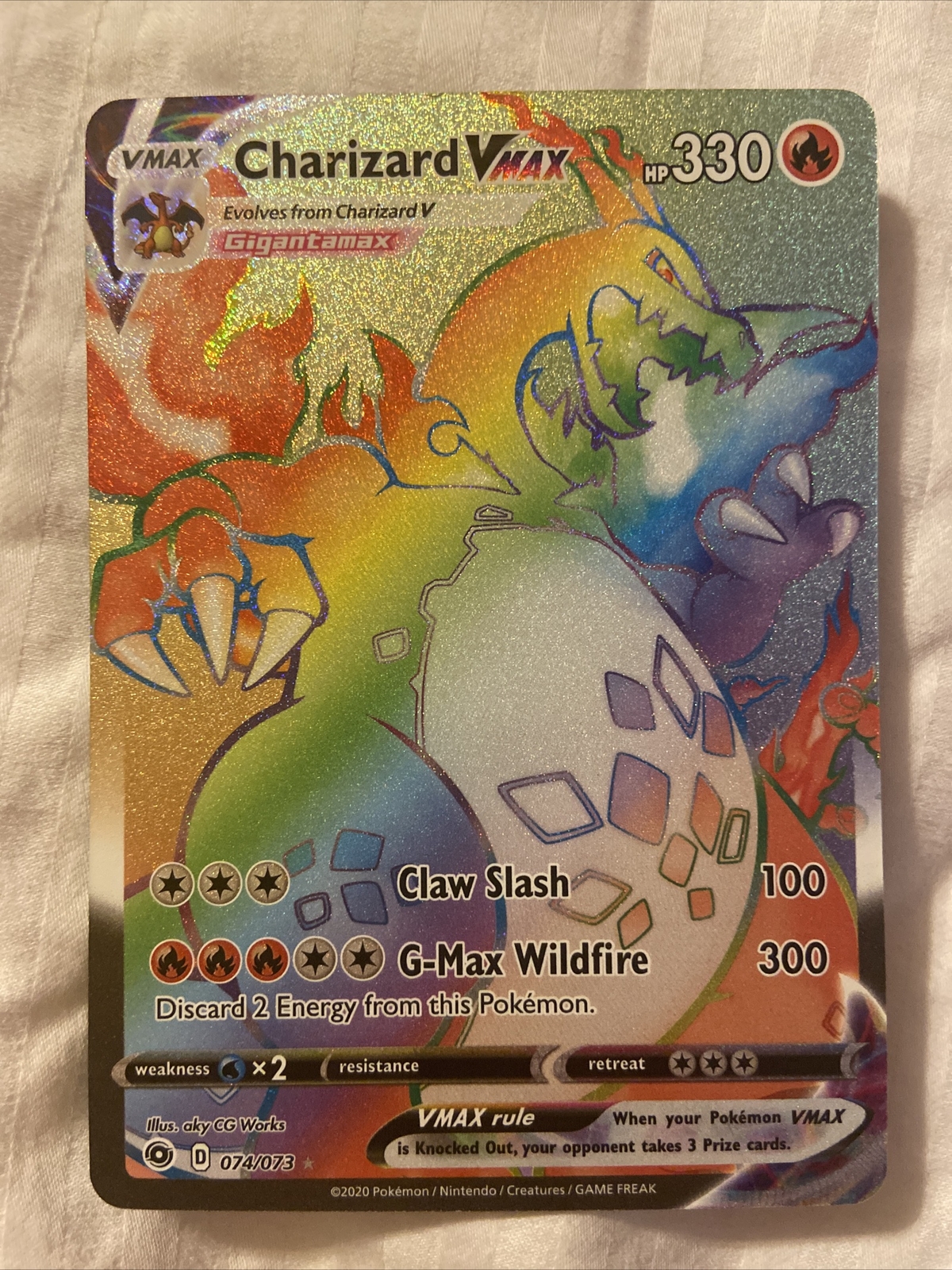 Rainbow Rare Charizard Vmax EBay Rainbow Rare Charizard Vmax EBay
