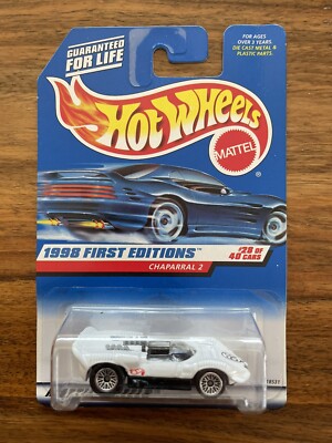 Hot Wheels Chaparral 2 1998 First Editions Metal/Metal Weiß 18531 28/14 669 2G