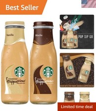Delicious 15-Bottle Starbucks Frappuccino Variety: Creamy Mocha  Vanilla Flavor