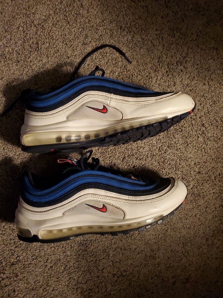 Nike Air Max 97 SE Blue Nebula Mens Size 10 AQ4126-400 Preowned