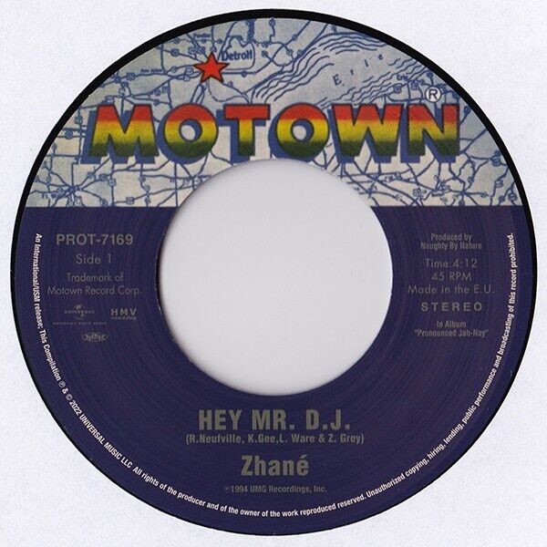 ZHANE / HEY MR. D.J. & GOOD TIMES カバー 7” Zhane- Hey Mr. D.J. / Good Times カバー 7”