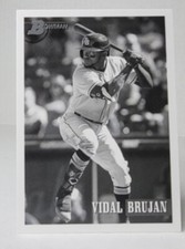 2021 Bowman Heritage Prospects Black & White #221 Vidal Brujan Tampa Bay Rays