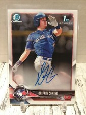 2018 Bowman Chrome 1st Griffin Conine Auto Blue Jays HOT RC ROOKIE Autograph C3