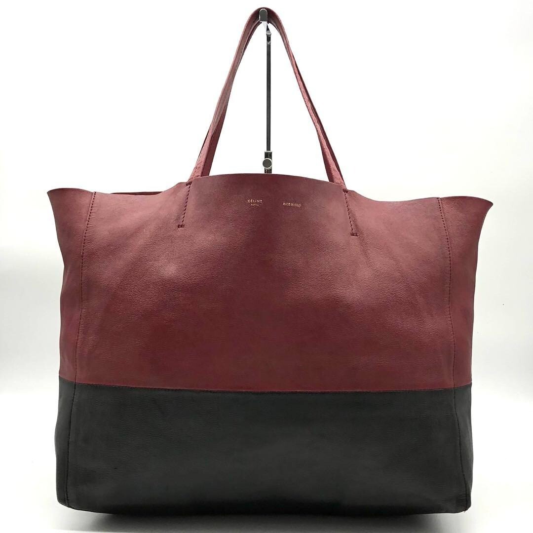 【CELINE】CABAS BAG Celine // Black Leather Cabas Phantom Tie Tote Bag – VSP