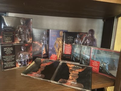 Exklusives Lot: Michael Jackson Sammlung ''HIStory'' (CD, VHS und seltene Singles)