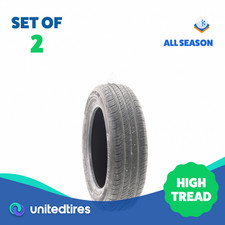 Set Of 2 Used 16565r15 Continental Procontact Tx 81t - 932 Set Of 2 Used 16565r15 Continental Procontact Tx 81t - 932