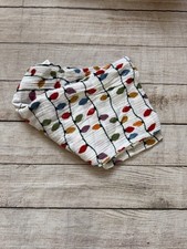 Little Unicorn Christmas Lights Cotton Muslin Swaddle Baby Blanket 47"x47"