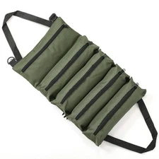 Multi-Purpose Roll Up Tool Bag Wrench Pouch Heavy Duty Hanging Organizer for Men