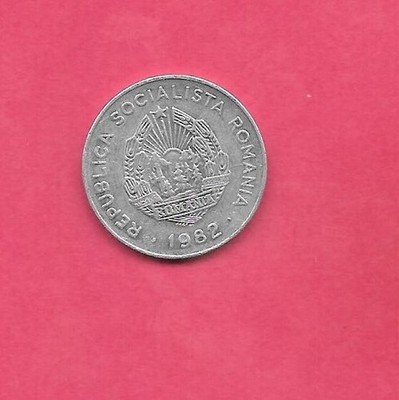 ROMANIA KM94a 1982 UNCIRCULATED-UNC MINT OLD VINTAGE 25 BANI COIN