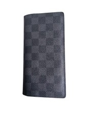 Louis Vuitton Damier Graphite Black Grey Leather Long Wallet