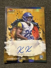 2024 Topps Finest Kamren Kinchens Rookie Auto Gold SSP /50 LA Rams