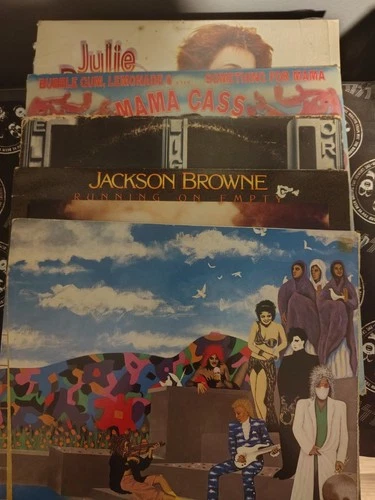 CLASSIC ROCK VINYL LP LOT, PRINCE, ELO, JACKSON BROWNE, MAMA CASS