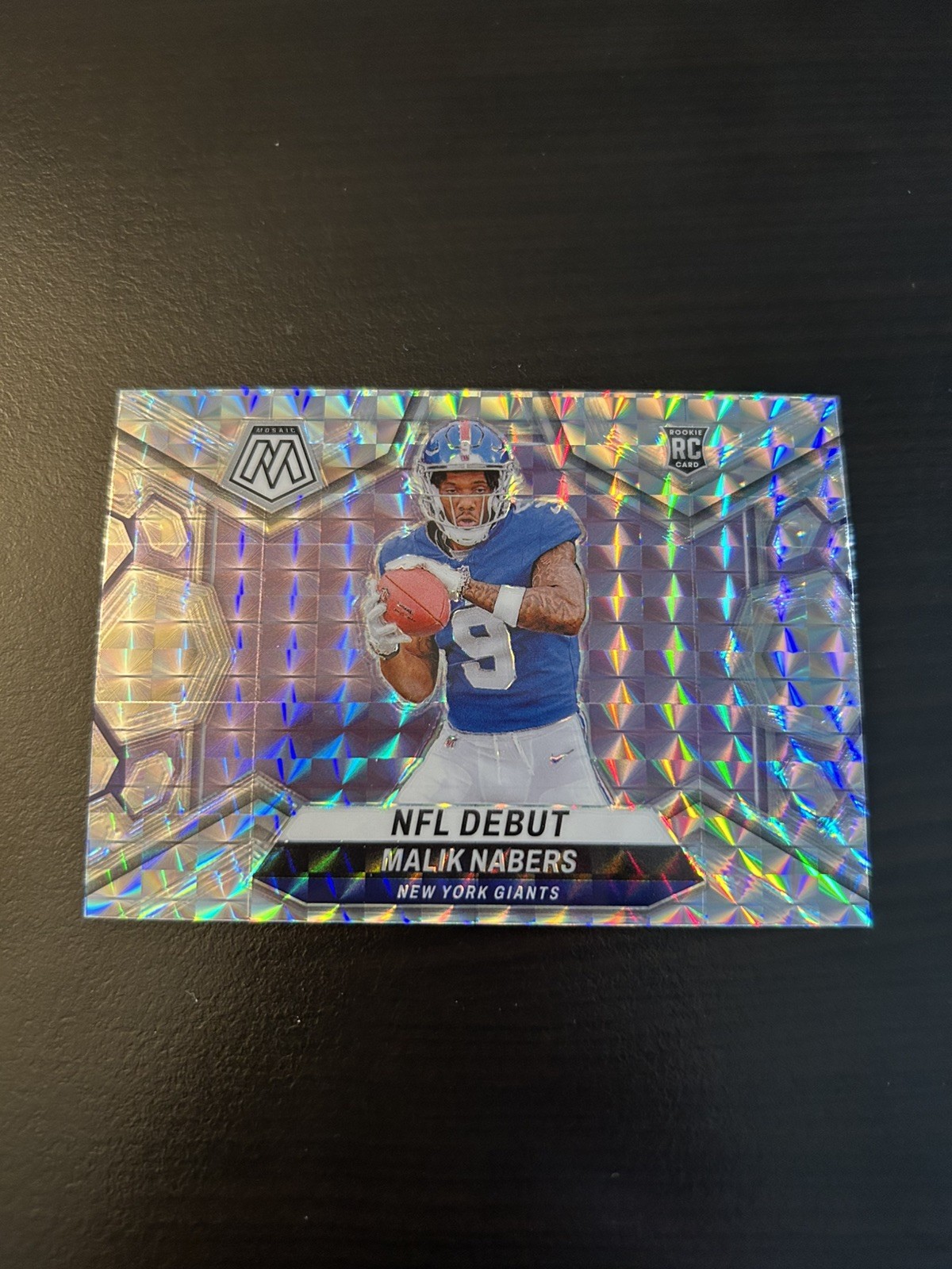 2024 Panini Mosaic - NFL Debut Malik Nabers #284 Mosaic Prizm (RC)