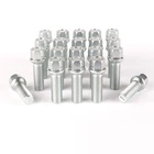 M14 x 1.5, Radius 13, 27mm-60mm Alloy Wheel Bolts, 17mm Hex, For VW, Audi, Skoda
