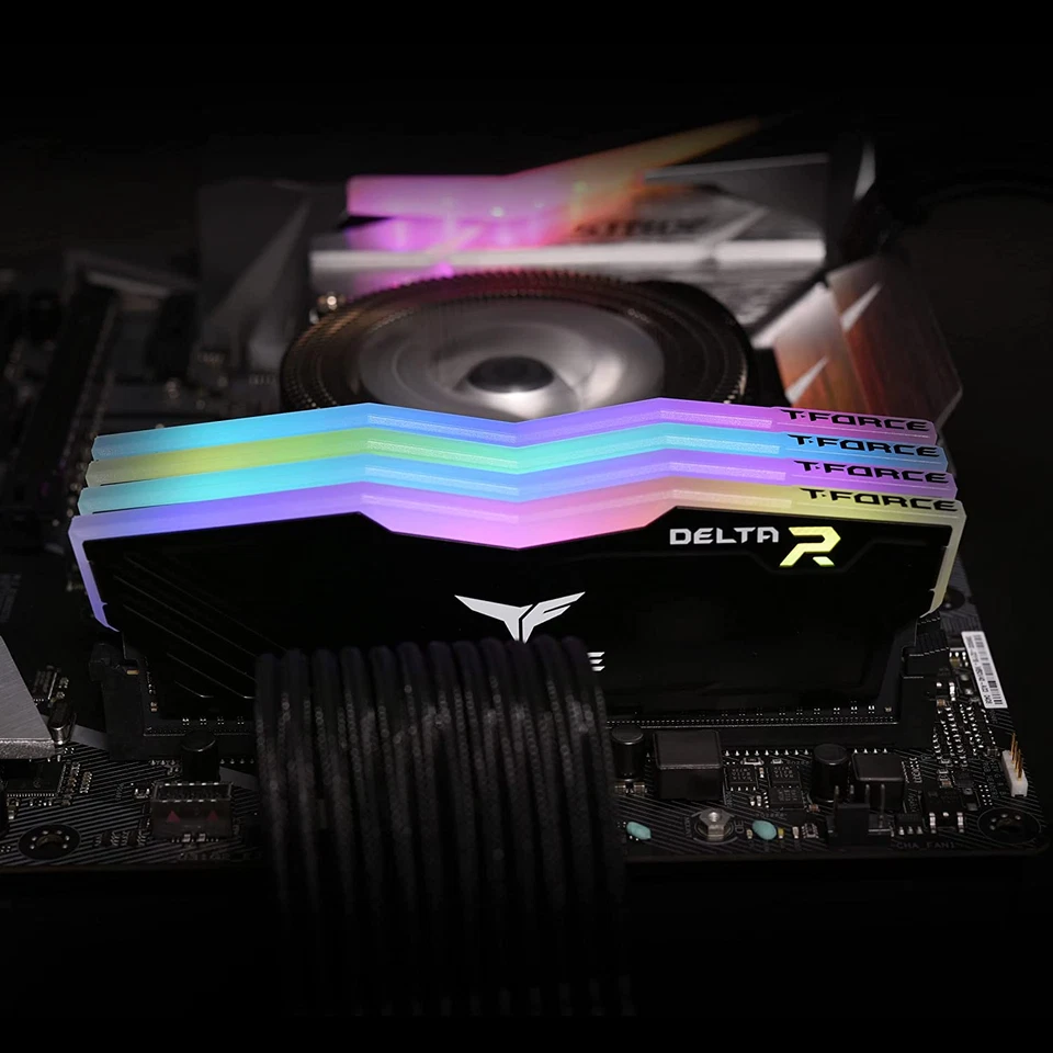 TEAMGROUP T-Force Delta RGB DDR4 16GB (2X8Gb) 3200Mhz (PC4-25600) CL16 Desktop M - Image 4 of 4