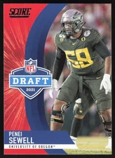 Penei Sewell 2021 Score: NFL Draft #D15 Oregon Ducks