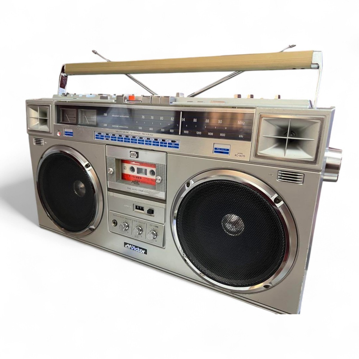 Victor・JVC RC-NX1-H Victor RC-M70 Radio Cassette Player Boombox with Manual Used