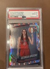 2025 Prizm WNBA Rookie Variation Georgia Amoore #140 WNBA LogoPrizm PSA 10 Pop 1