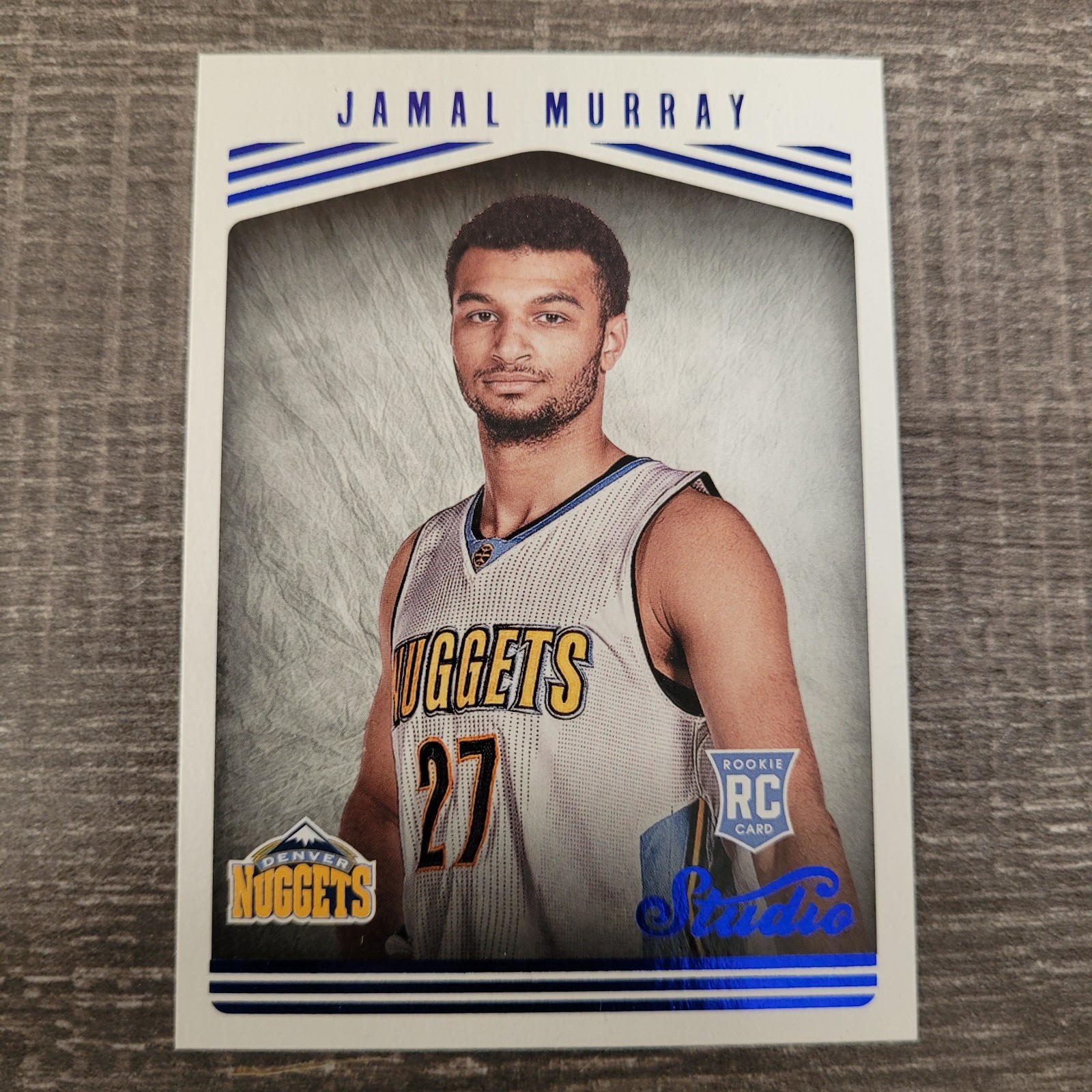 2016-17 Panini Studio Jamal Murray RC #186 Denver Nuggets Rookie
