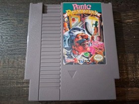 Panic Restaurant Nintendo NES 1992  Authentic, Tested Working Game & Manual 