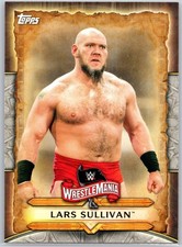 2020 Topps Road to WrestleMania #WM-33 Lars Sullivan WrestleMania Roster