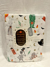 Pottery Barn Kids Rifle Paper Co Halloween Glow in the Dark Twin 3 Pc Sheets NEW