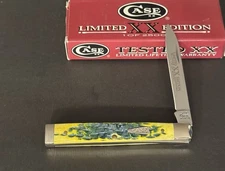 🔥 2002 Case XX 6185 Lemon Lime Bone Handle Doctors Pocket Knife Limited 1/2500