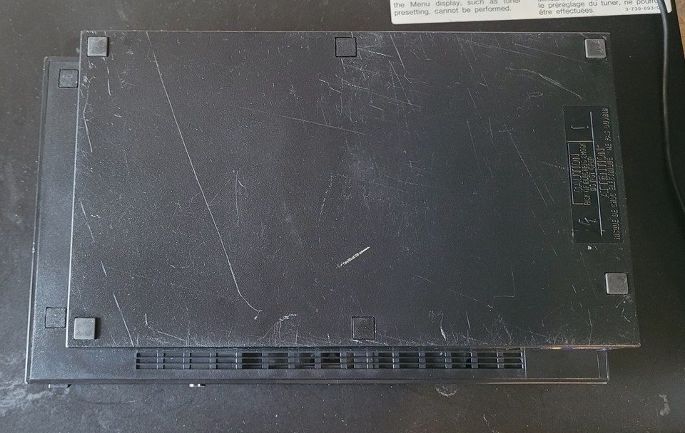 Sony PlayStation 2 PS2 Fat Black Console Only SCPH-30001 R Tested ...