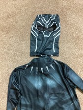 Marvel Avengers Boys' Black Panther Costume Jumpsuit/Mask Halloween Medium 8-12