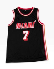 Giannis Antetokounmpo Miami Heat 7 Black Jersey Large Stitched NEW