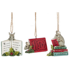 Mouse Storybook Ornaments