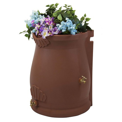 #ad #ad Good Ideas Rain Wizard 50 Gallon Rain Barrel Water Collector Urn Terra Cotta $182.99