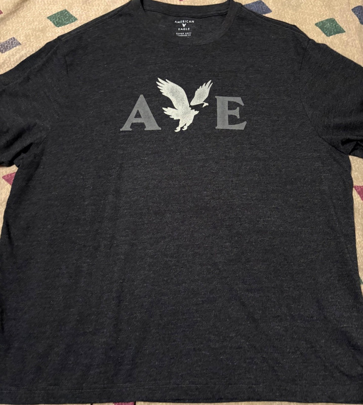 AMERICAN EAGLE ICON LOGO STAMP SHIRT XL TEE GOLF SPORTS DRINKS SURF BEACH BASEBA