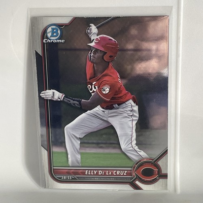 #ad 2022 Bowman Chrome Prospects Elly De La Cruz #BCP 50 RC $9.18