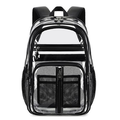 Cusangel Clear TPU XL Backpack,18'' See Through Heavy Duty Bookbag,18 x8 x13in...