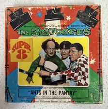 THE 3 STOOGES / "ANTS IN THE PANTRY" / COLUMBIA PICTURES SUPER 8mm - SILENT