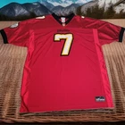 Vintage Disney World Grumpy Jersey Men’s XL Red #7 “In The Game” Football Style