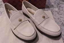 Preowned Tory Burch Loafers - New Ivory - Size 8 1/2 - Worn One Day