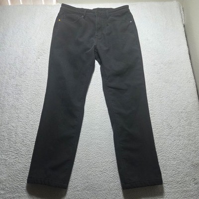 CAT MEN'S TRADEMARK Work Pants 34x31 Black Fleece Lined Thick Heavy Duty