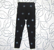 Beyond Yoga Power Shine High Waist Legging Black w/ Blue Metallic Size S