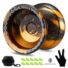 Yoyo Professional Responsive Yoyo X0312 for Kids Beginner, Dual Purpose Finge
