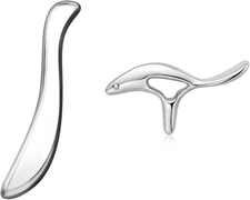 Massage Kit for Massage Therapy, Stainless Steel Gua Sha & Lymphatic Drainage Ma