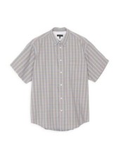 RAG BONE Mens Light Blue Plaid Button Down Cotton Casual Shirt XS