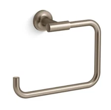 Kohler K-14441-BV Purist Towel Ring Vibrant Brushed Bronze - New Open Box K14441