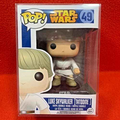 Funko POP! Star Wars Luke Skywalker #49 RARE ERROR - Clear Lightsaber - No Blue