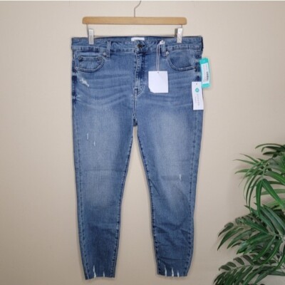 NWT Stitch Fix Pistola | Makayla Skinny Scissor Cut Hem Jeans Womens Size 32