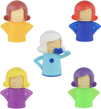5 PCS Angry Mama Microwave Cleaners Cool Mama Fridge Odor Absorber, High Tempe